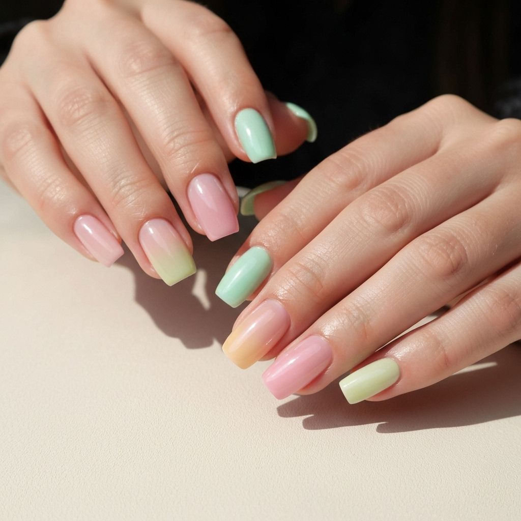 Beautiful press-on nails showcase